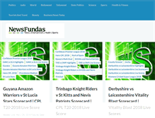 Tablet Screenshot of newsfundas.com